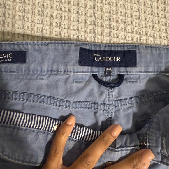 Atelier Gardeur Blue Denim Jeans Size 34/32 - Picture 5 of 9